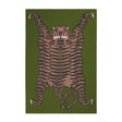 Green Tiger Rug Cashmere Throw by Saved NY | Fig Linens