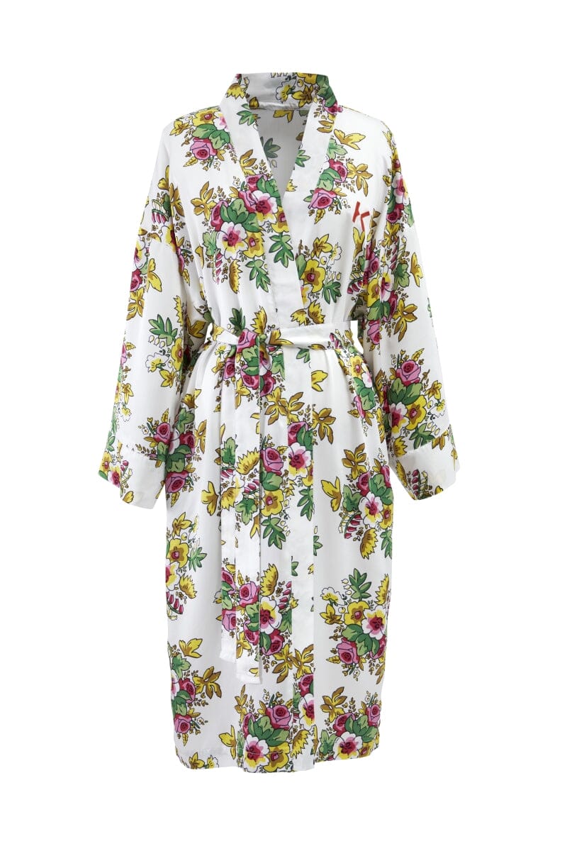 Organic Women\'s Robe | Kenzo Kimono Paris Bathrobe K POPFLOWER