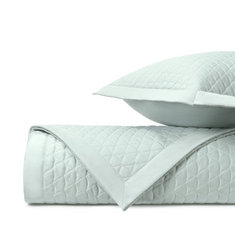 ANASTASIA Quilted Coverlet in Eucalipto by Home Treasures at Fig Linens and Home