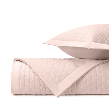 ANASTASIA Quilted Coverlet in Light Pink by Home Treasures at Fig Linens and Home