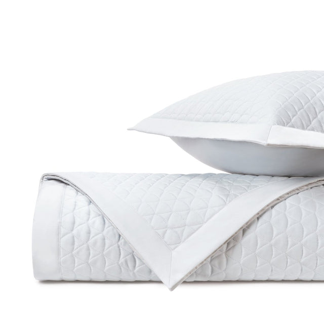 ANASTASIA Quilted Coverlet in White by Home Treasures at Fig Linens and Home