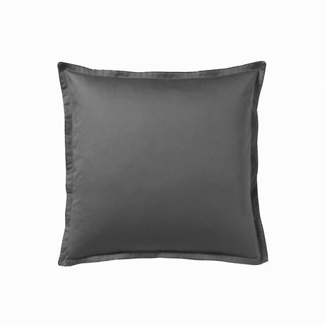 Fig Linens - Teo Steel Grey Bedding by Alexandre Turpault -  Euro Sham