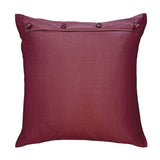 Ruby Charmeuse Pillow with French Knots by Ann Gish | Fig Linens