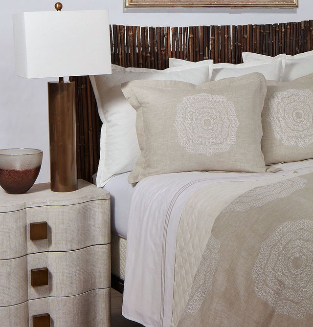 Colette Natural Duvet Set by Ann Gish | Fig Linens