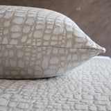 Closeup - Croc Quartz Coverlet & Shams by Ann Gish | Fig Linens