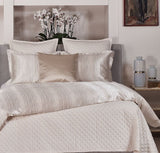 Lifestyle - Double Diamond Ivory Coverlet Set by Ann Gish | Fig Linens