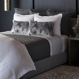 Lifestyle - Duomo Grey Decorative Pillows by Ann Gish | Fig Linens