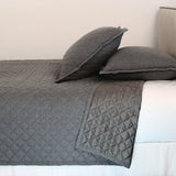 Flannel Grey Coverlet Set by Ann Gish | Fig Linens