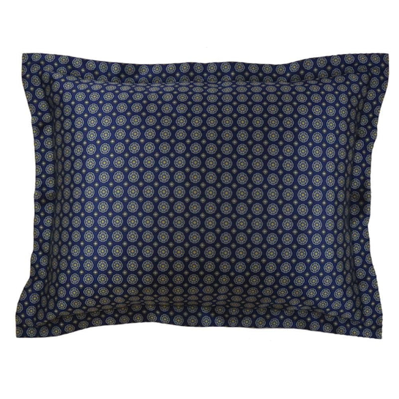 Foulard Blue Duvet Set by Ann Gish | Fig Linens - FIG LINENS AND HOME