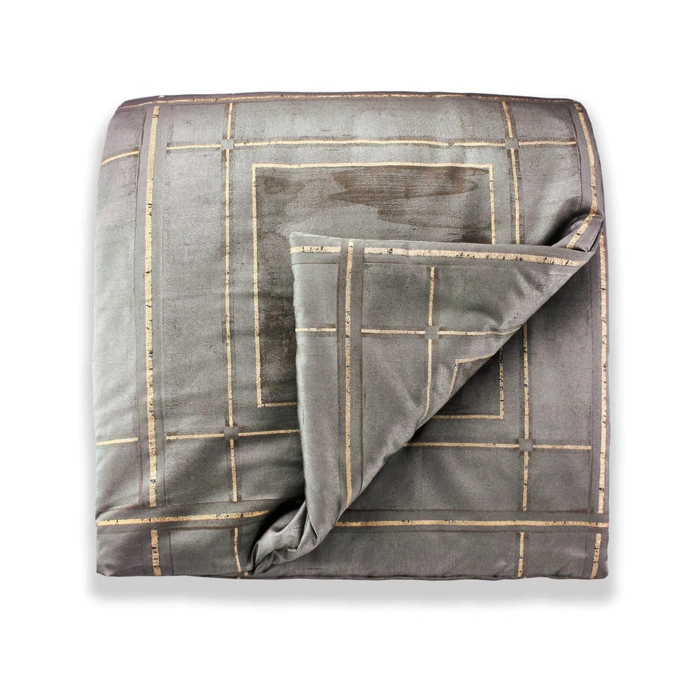 Frame Grey Throw by Ann Gish | Fig Linens and Home