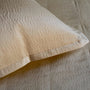 Hammered Taupe Duvet Cover and Euro Sham by Ann Gish | Fig Linens