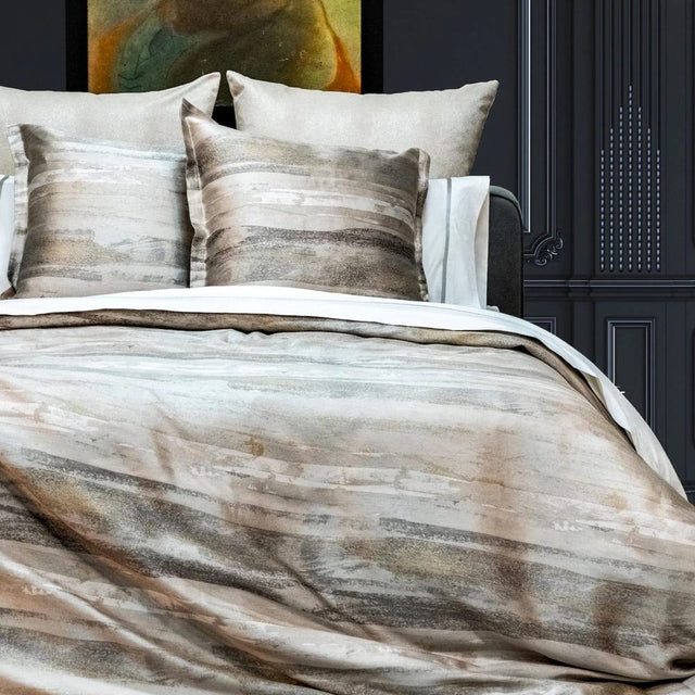 Horizon Gold/Silver Bedding by Ann Gish | Fig Linens