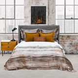 Horizon Smoke Bedding by Ann Gish | Fig Linens 