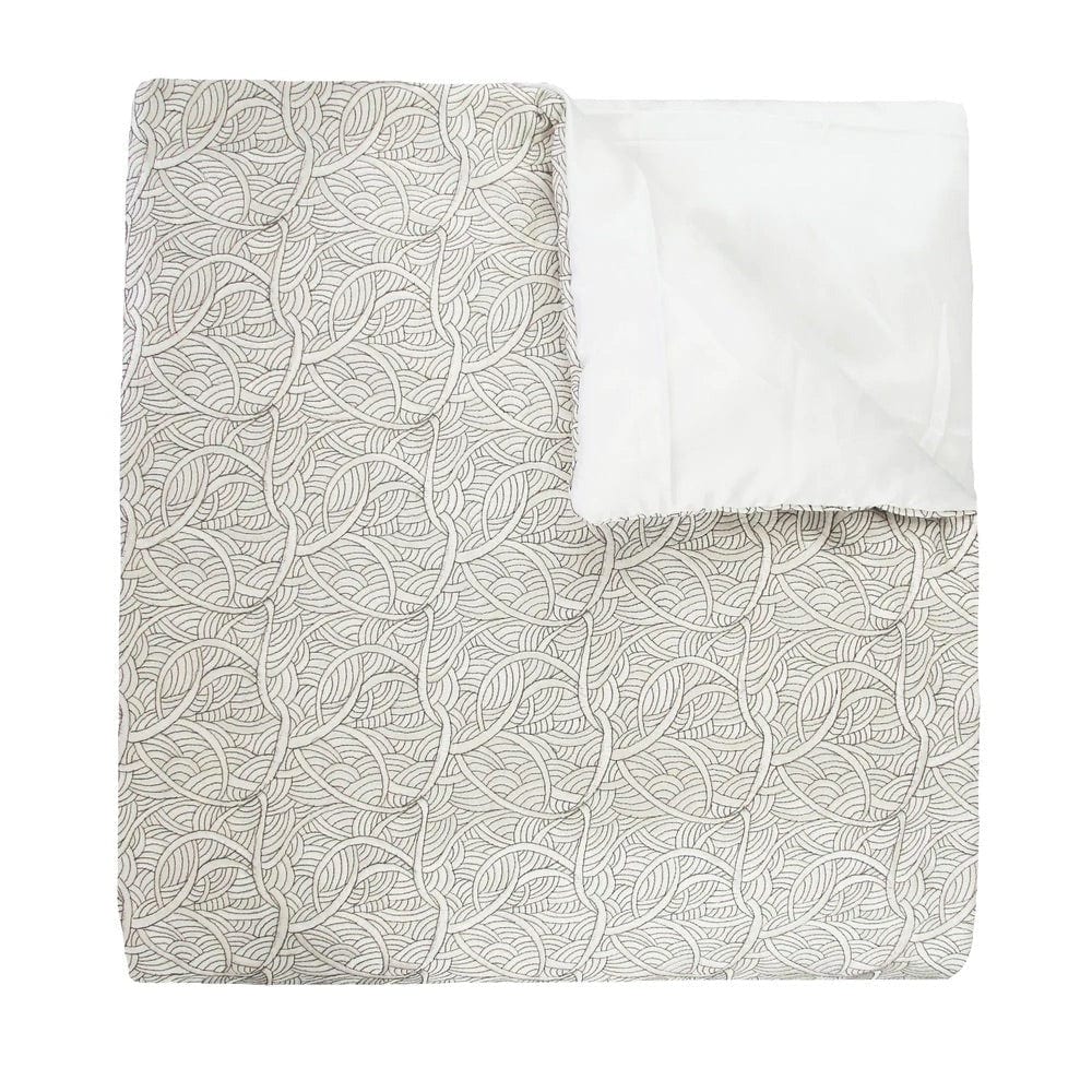 La Sirene Soft Gold Throw by Ann Gish | Fig Linens