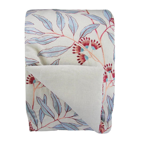 Linenberry Blue Throw by Ann Gish | Fig Linens