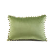 Sage Ball Trim Decorative Pillow by Ann Gish | Fig Linens