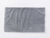 Fig Linens - Cloud Loom Steel Blue Organic Bath Towels by Coyuchi - Bath Mat