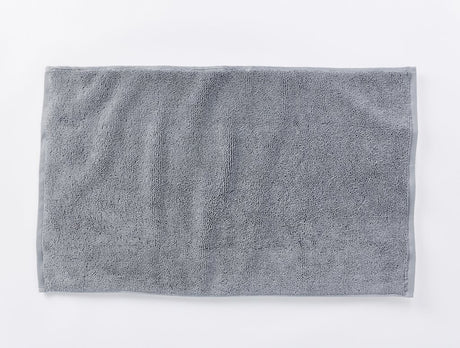 Fig Linens - Cloud Loom Steel Blue Organic Bath Towels by Coyuchi - Bath Mat