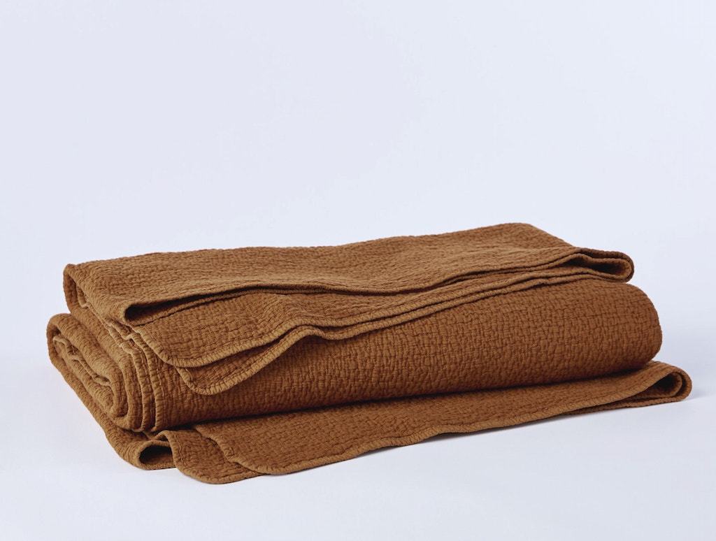 Coyuchi Sonoma Textured Organic Napkin, Set of 4 - Rust