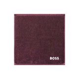 Plain Burgundy Washcloth by Hugo Boss | Fig Linens