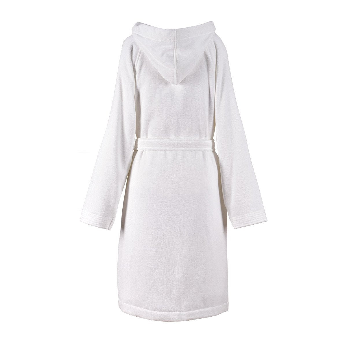 Back - Plain Ice Hooded Bathrobe by Hugo Boss | Fig Linens