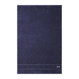 Plain Navy Bath Sheet by Hugo Boss | Fig Linens