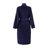 Back - Plain Navy Bathrobe by Hugo Boss | Fig Linens and Home