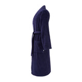 Side - Plain Navy Bathrobe by Hugo Boss | Fig Linens and Home