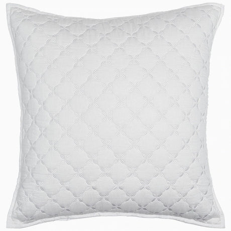 Layla White Euro Sham by John Robshaw | Fig Linens