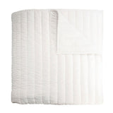 Channel White Velvet Quilt by Kevin O'Brien Studio | Fig Linens