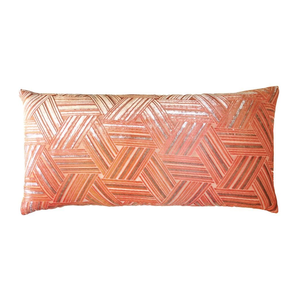 Mango Entwined Velvet Pillow by Kevin O'Brien Studio | Fig Linens