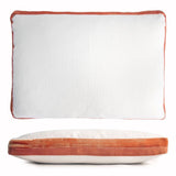 Mango Double Tuxedo Boudoir Pillow by Kevin O'Brien Studio | Fig Linens