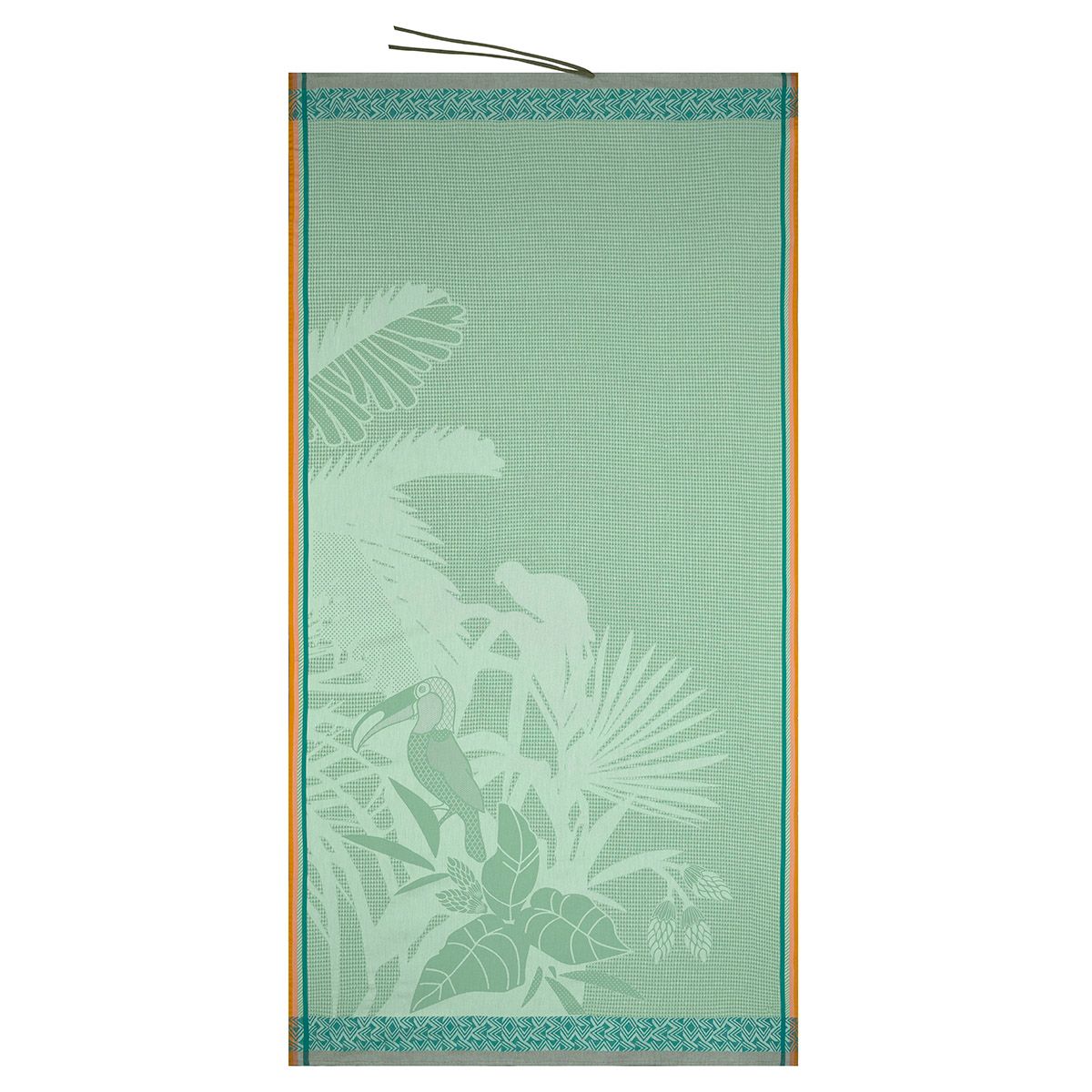 Fig Linens - Amazonie Light Green Beach Towel by Le Jacquard Français