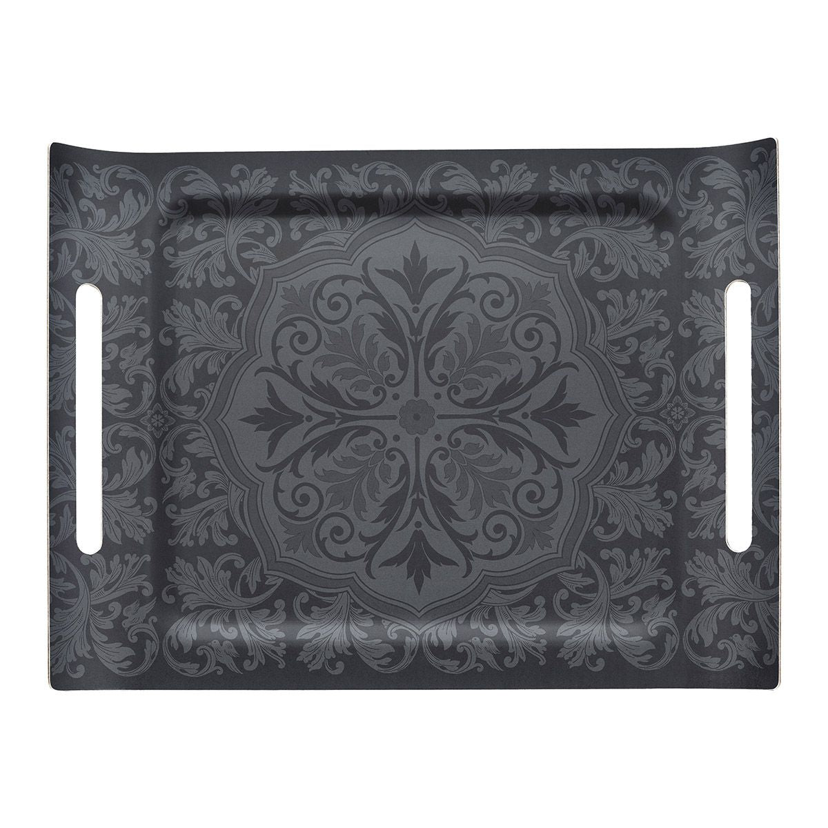 Armoiries Black Tray by Le Jacquard Français | Fig Linens