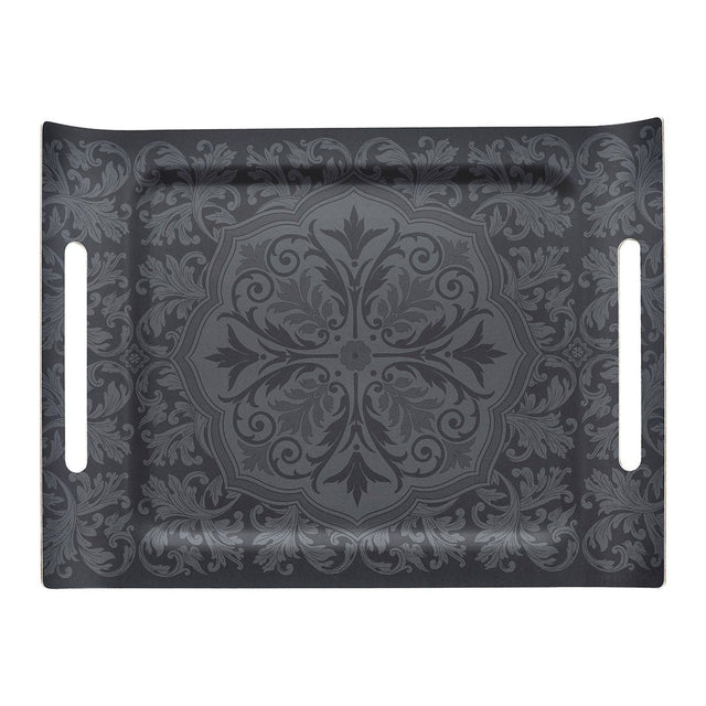 Armoiries Black Tray by Le Jacquard Français | Fig Linens