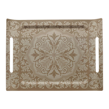 Armoiries Brown Tray by Le Jacquard Français | Fig Linens