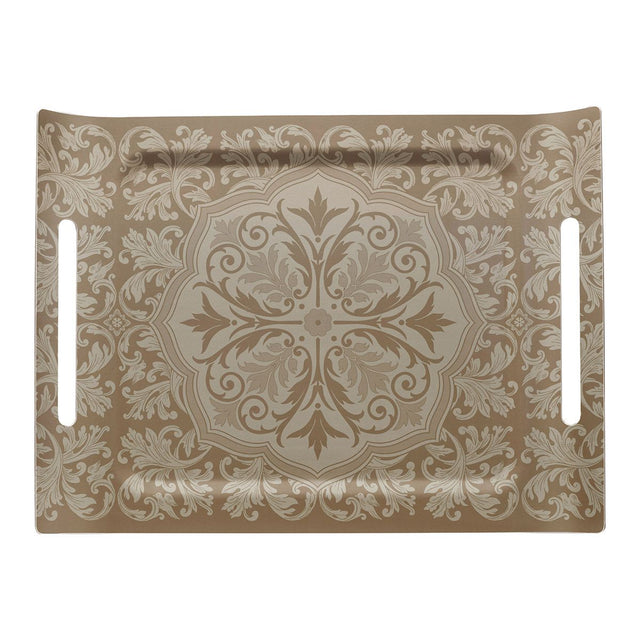 Armoiries Brown Tray by Le Jacquard Français | Fig Linens