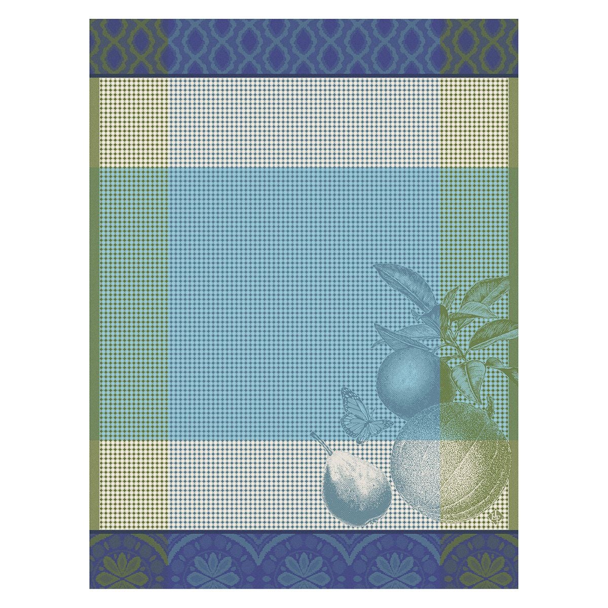 Arrière Pays Blue Hand Towels by Le Jacquard Français - Fig Linens