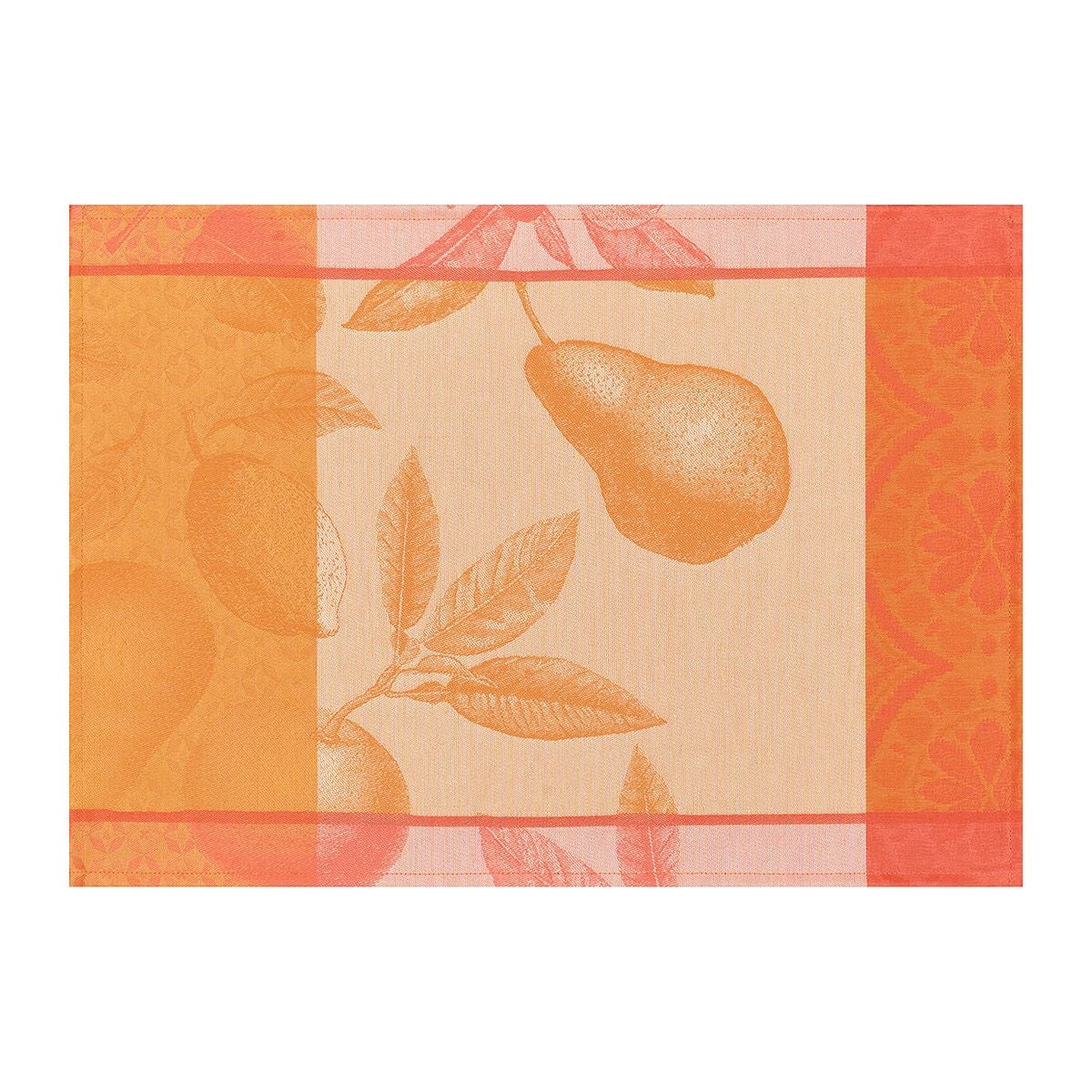 Arrière-Pays Orange Placemat by Le Jacquard Français | Fig Linens