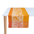 Arrière-Pays Orange Table Runner by Le Jacquard Français | Fig Linens