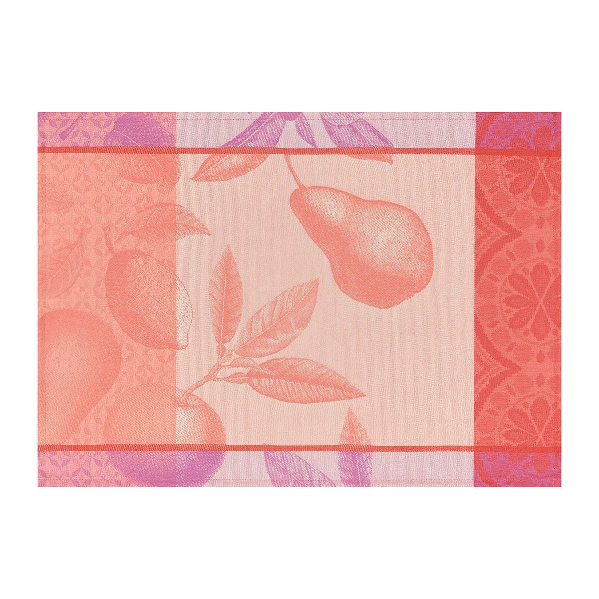 Arrière Pays Pink Placemat by Le Jacquard Français | Fig Linens