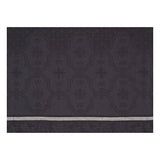 Fig Linens - Armoiries Black Linen Placemat by Le Jacquard Français