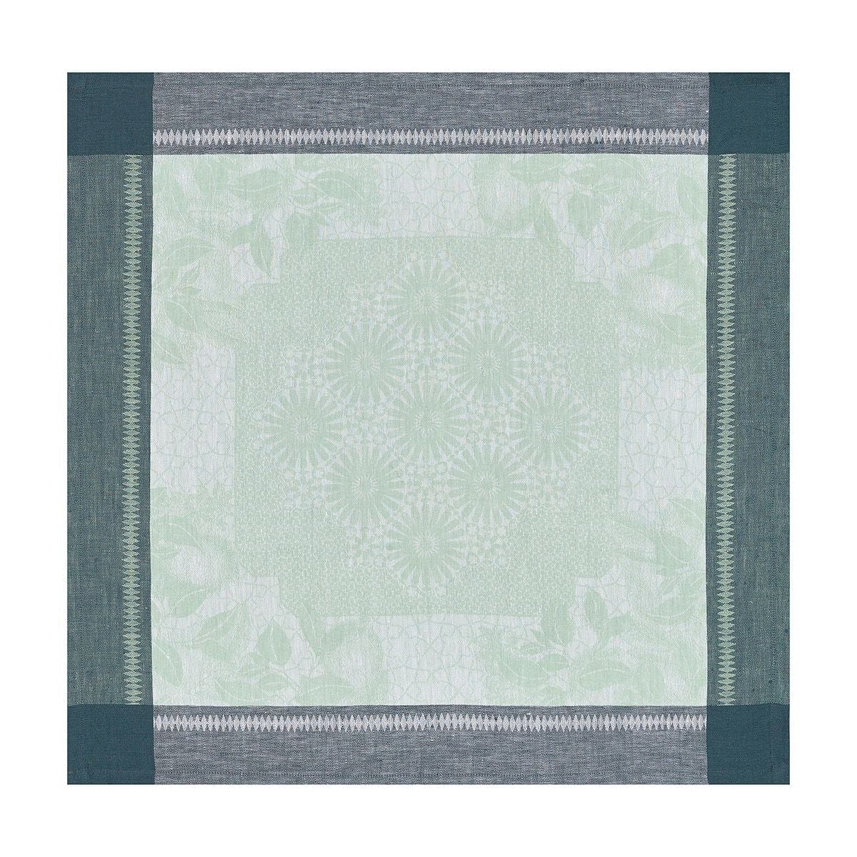 Jardin D’Orient Light Green Napkins by Le Jacquard Français