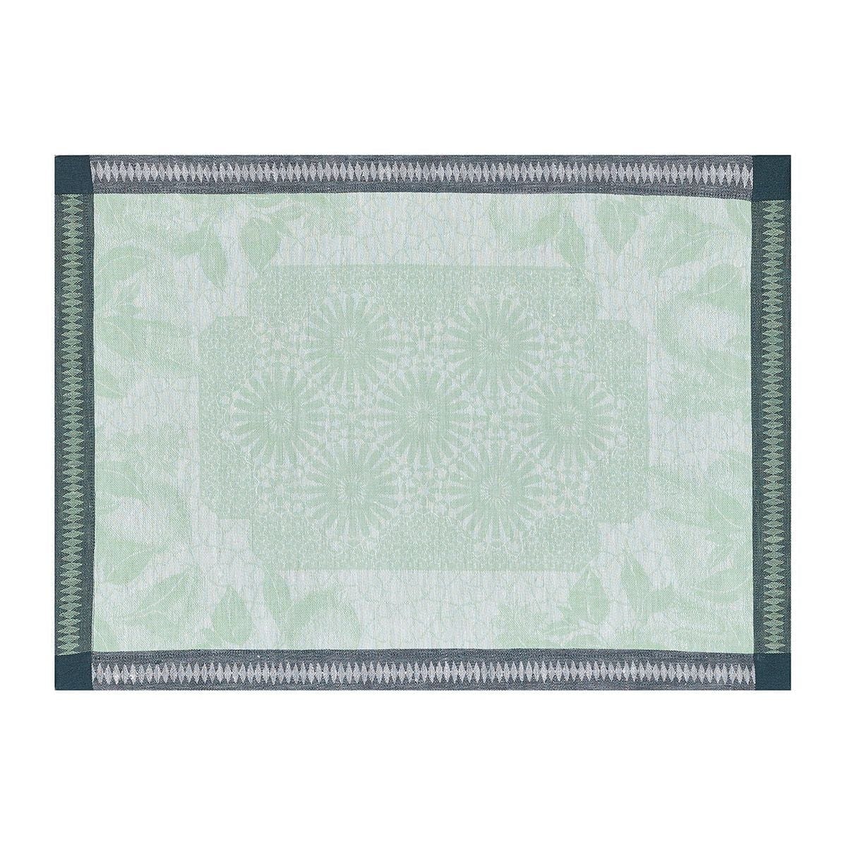 Jardin D’Orient Light Green Placemats by Le Jacquard Français