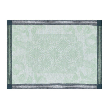 Jardin D’Orient Light Green Placemats by Le Jacquard Français