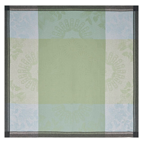 Jardin D’Orient Light Green Table Linens by Le Jacquard Français