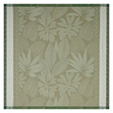 Nature Sauvage Green Table Linens by Le Jacquard Français - Small Square Tablecloth