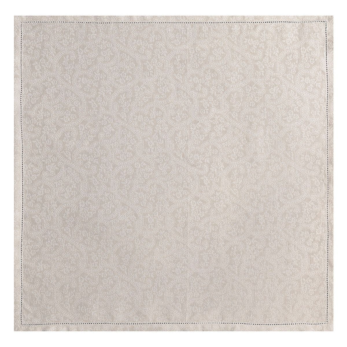 Portofino Fiori Beige Napkins by Le Jacquard Français