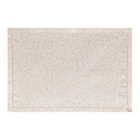 Portofino Fiori Beige Placemats by Le Jacquard Français