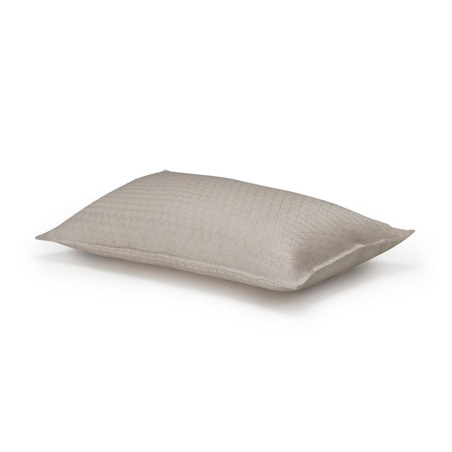 Portofino Geo Beige Pillow by Le Jacquard Français | Fig Linens